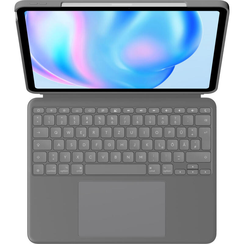 Logitech Combo Touch Qwertz Alemán Smart Connector Gris