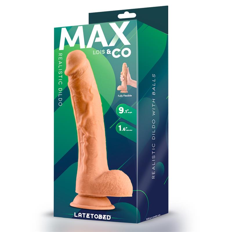 Dildo Realista Con Testículos 9.1 Lois Natural