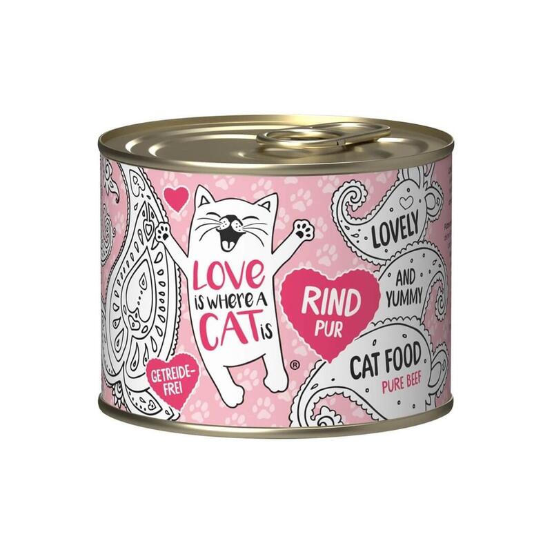 Love Is Where A Cat Is® Beef - Wet Cat Food - 200g