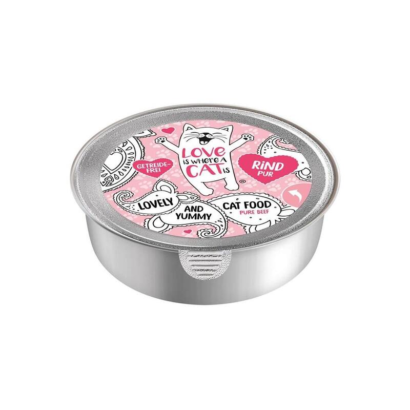 Love Is Where A Cat Is® Beef - Wet Cat Food - 85g
