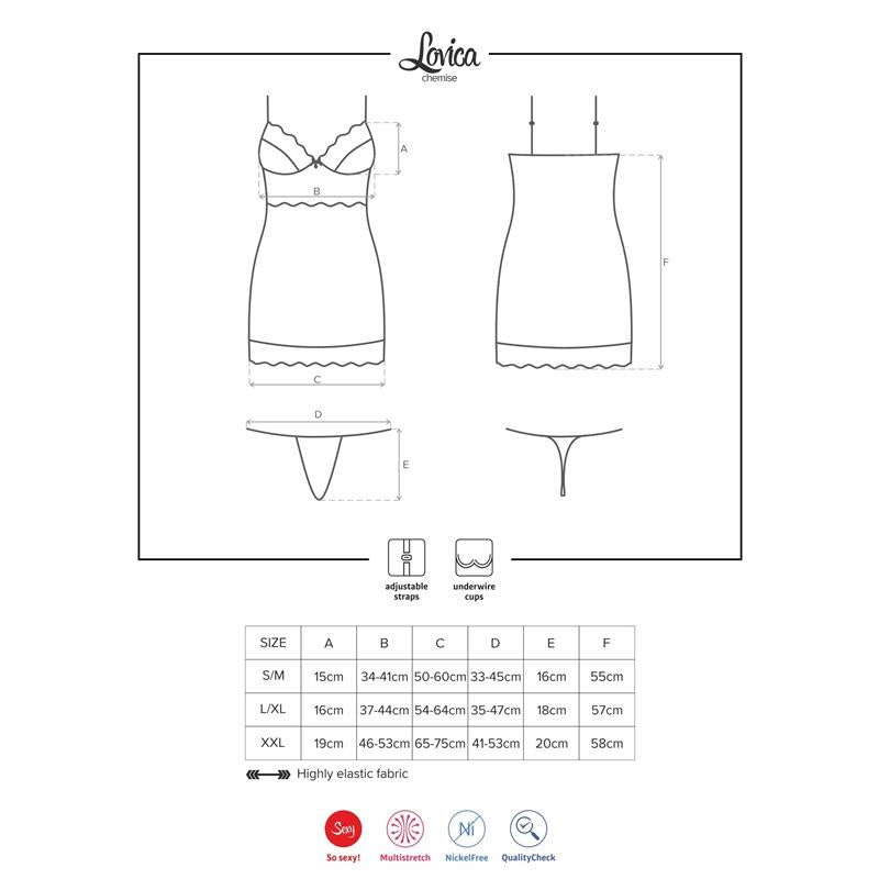 Obsessive - Lovica Chemise S/M