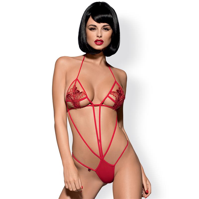 Body Luiza Color Rojo Talla S/M