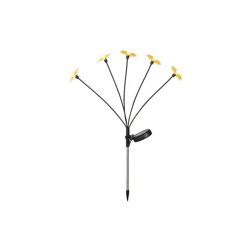 Luz Solar Decorativa En Forma De Fuegos Artificiales, Para Plantas