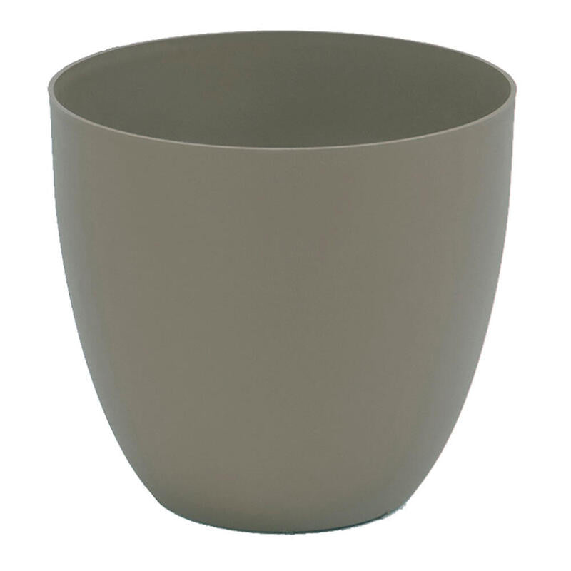Maceta Inyección Cuenco Ø38cm Color Taupe
