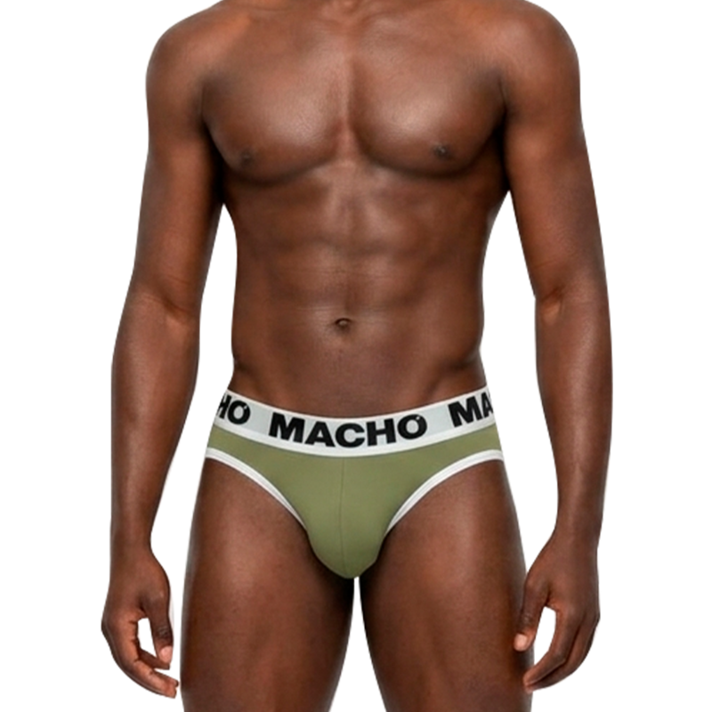 Macho - Mch013 Slip Verde Militar Xl