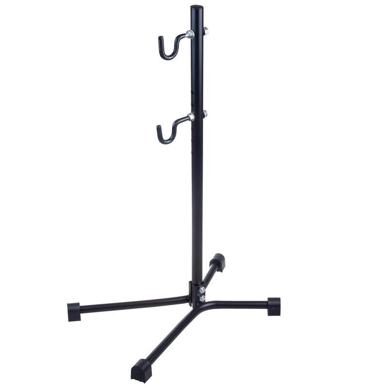 Maclean Bicycle Service Floor Mount Steel Adjustable Height 20kg Mtb Bikes Wheels Up To 27.5"