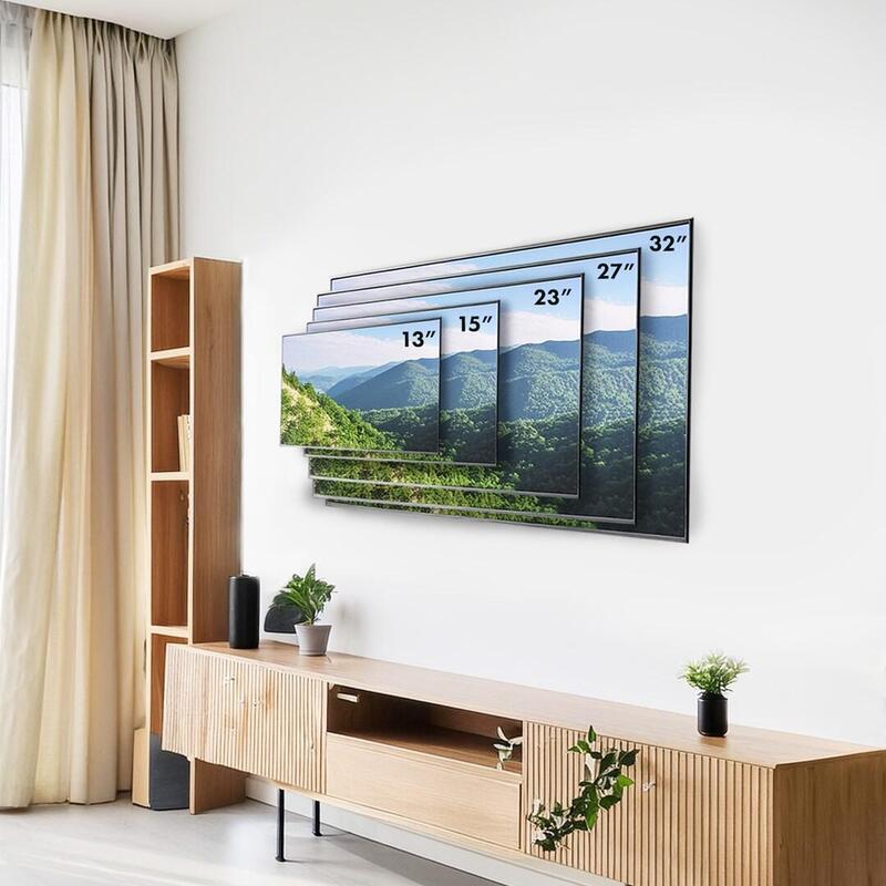 Maclean Mc-417 Soporte Para Tv O Monitor Pared Para Pantallas De 13-32", Máx. Vesa 100x100, Carga Máx. 30kg, Color Negro