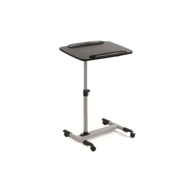 Maclean Mc-671 Soporte Para Portátil Negro, Plata 43,2 Cm (17")