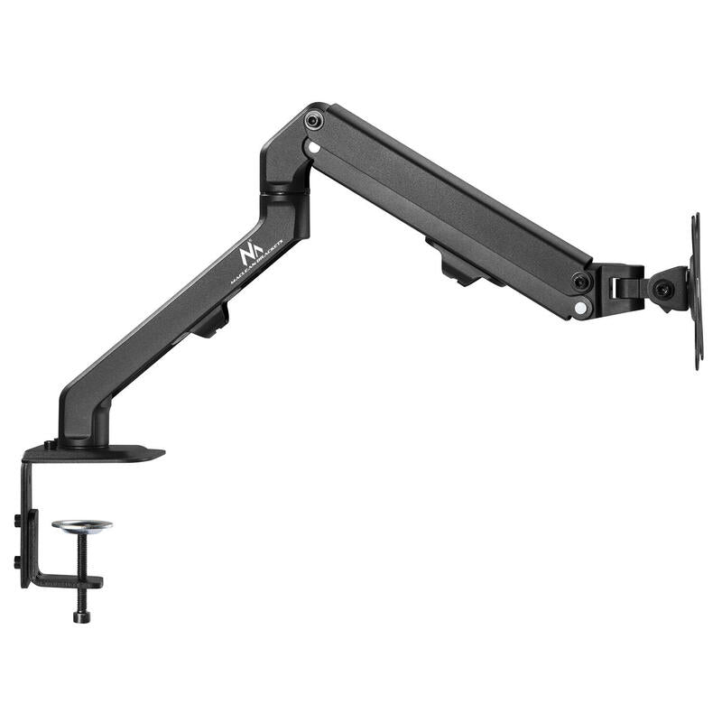 Maclean Soporte De Monitor Mc 906 Para Mesa De 17-27, Ajustable Y Giratorio, Vesa Hasta 7 Kg
