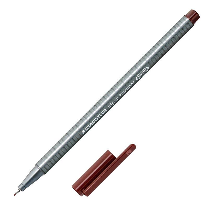 Maedtler Fineliner Triplus Rpp Marrón