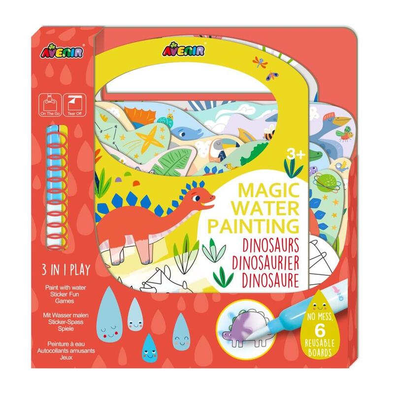 Magiczny Obraz Wodny - Dinozaury