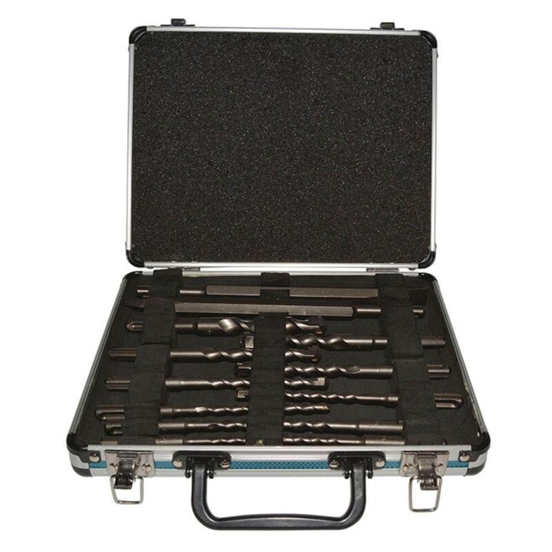 Makita Juego De Taladro Y Cincel D-42400, Sds-Plus, 13 Piezas, Juego De Cincel Y Taladro D-42400
