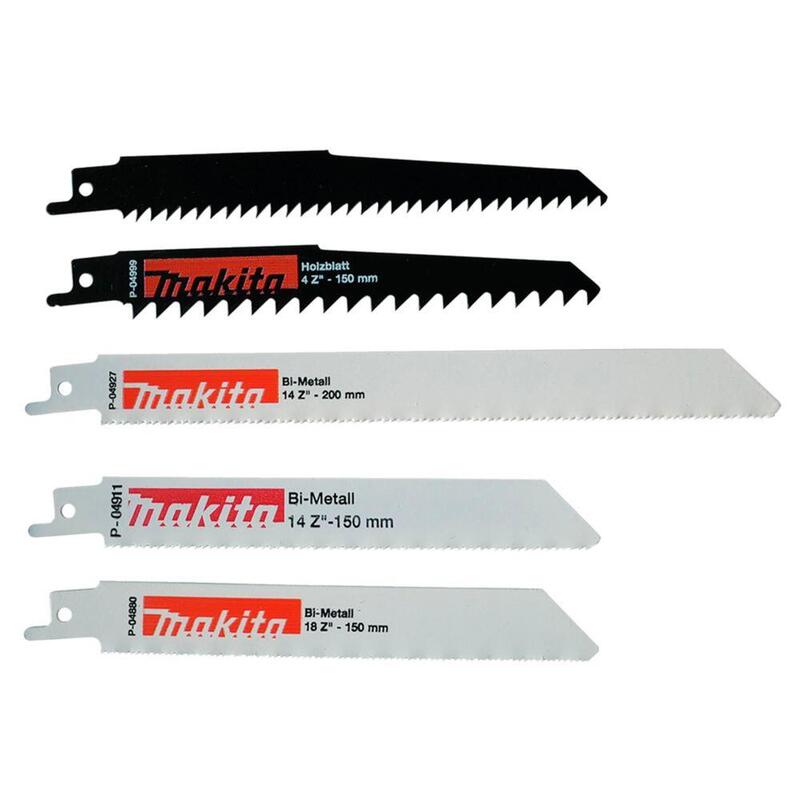 Makita P-83967 Juego Básico De Hoja De Sierra Recíproca, Juego De Hojas De Sierra P-83967