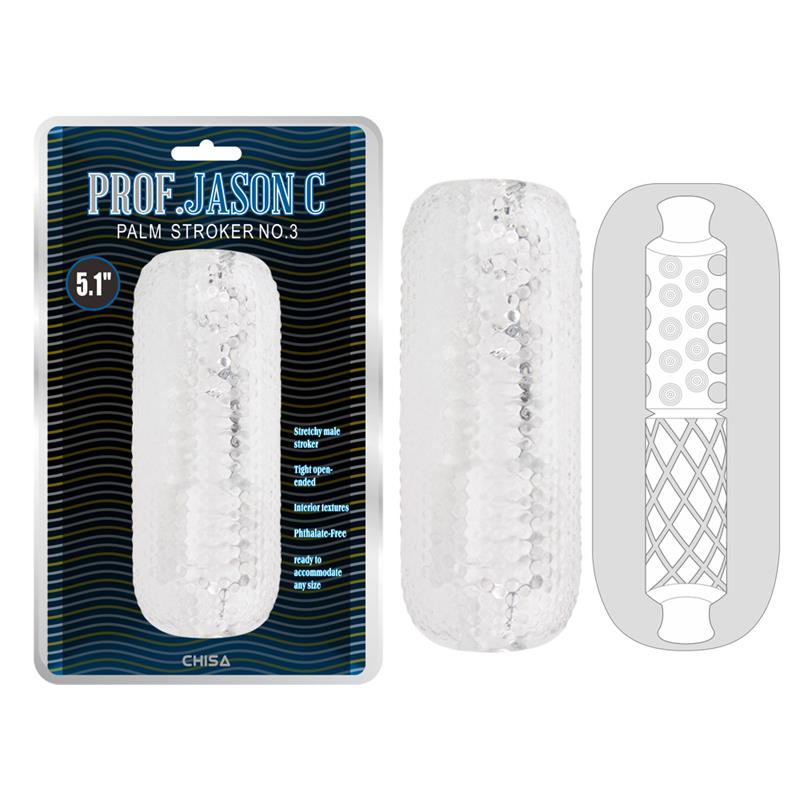 Masturbator Male Palm Stroker No. 3 - 4.9 Transparente