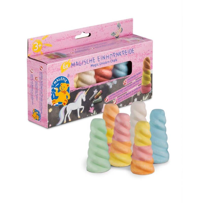Malefix Strassenmalkreide 6er Packung Einhorn