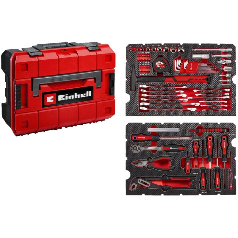Maletín De Herramientas Universal Einhell E-Case, Juego De 80 Herramientas