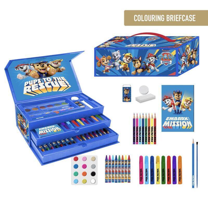 Maletin Papeleria Coloreable Patrulla Canina Paw Patrol