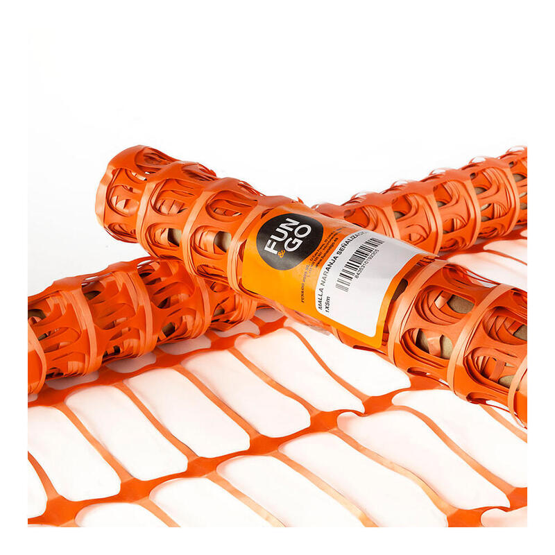 Malla Naranja De Señalizacion 1 X 50 M