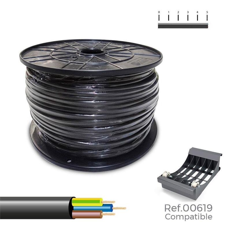 Manguera Tubular 3g1mm² Negra 200m.
