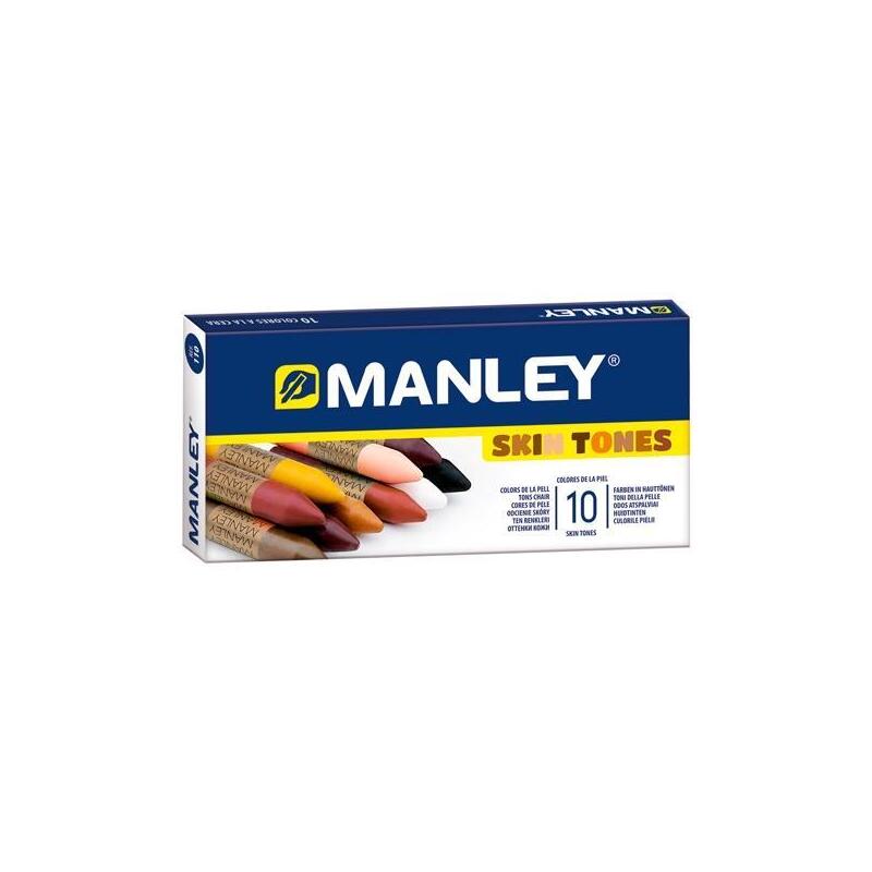 Manley Ceras Estuche 10 Ud Surtido Tonos De La Piel