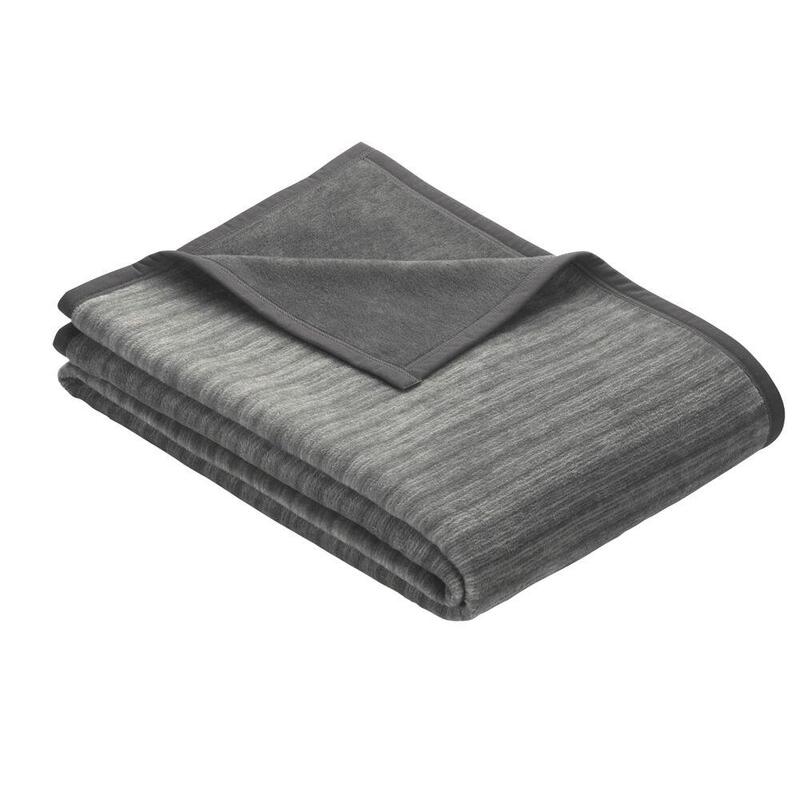 Manta Jacquard Ibena Fano Antracita 800, 150x200