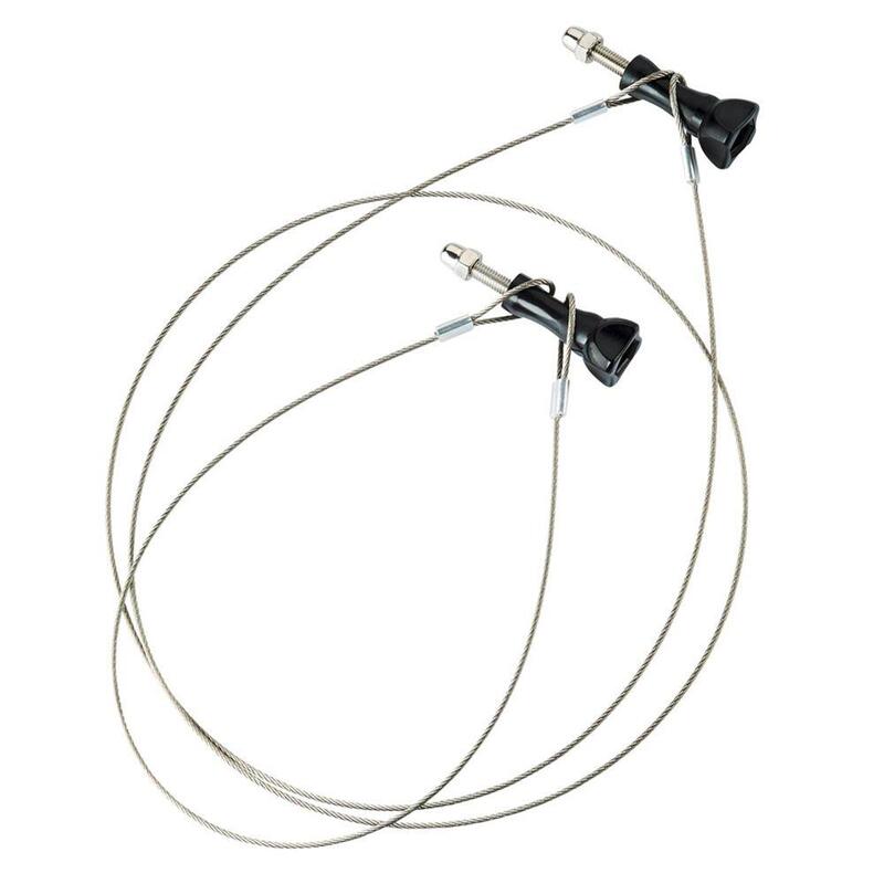 Mantona Safety Line Set Stainless Steel 40cm + 100cm