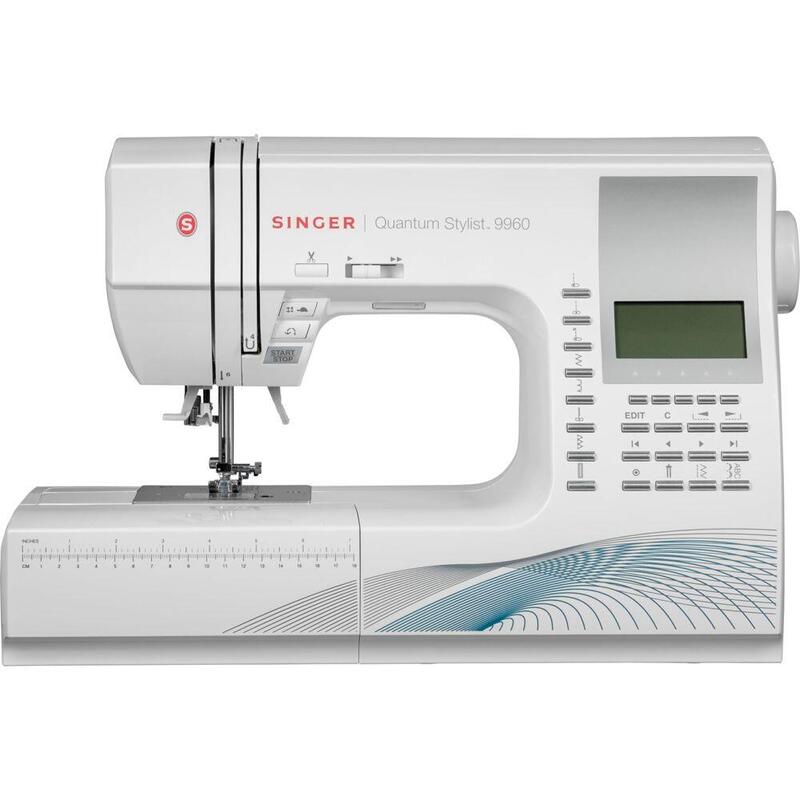 Maquina De Coser Singer Quantum Stylist⢠9960 Nãºmero De Puntadas 600, Nãºmero De Ojales 13, Blanco