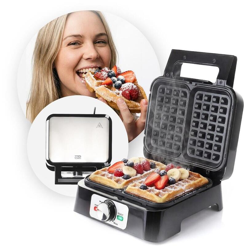 Máquina Para Hacer Gofres Promis Para 2 Gofres