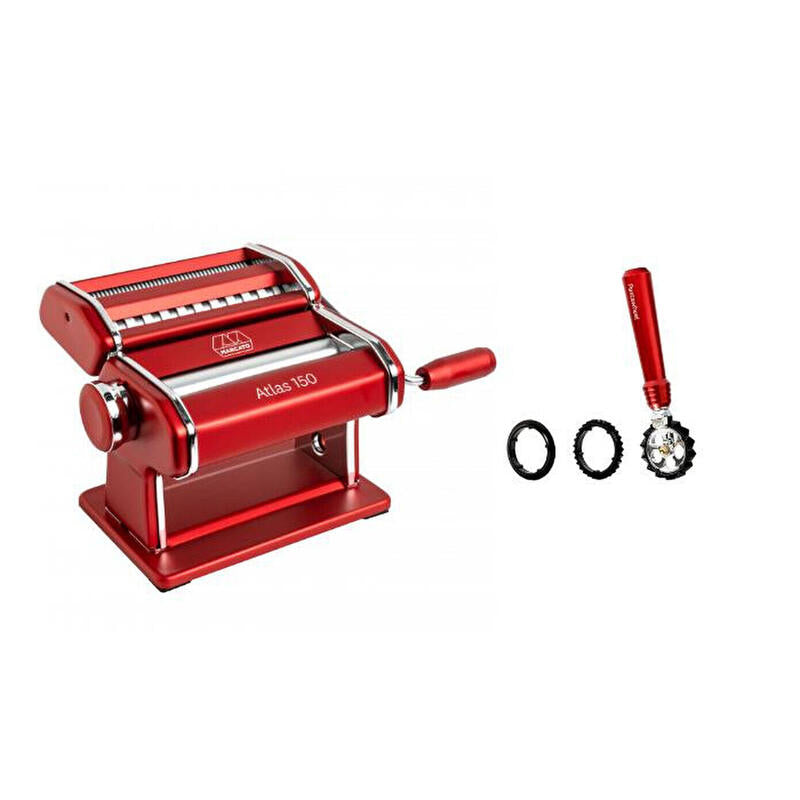 Marcato Atlas 150 Rossa + Pasta- Wheel Rosso