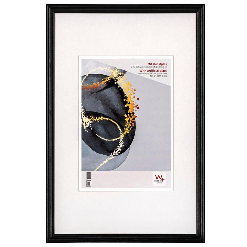 Marco Walther Select Vidrio Artificial Madera Negro 30x40 Hsx040b