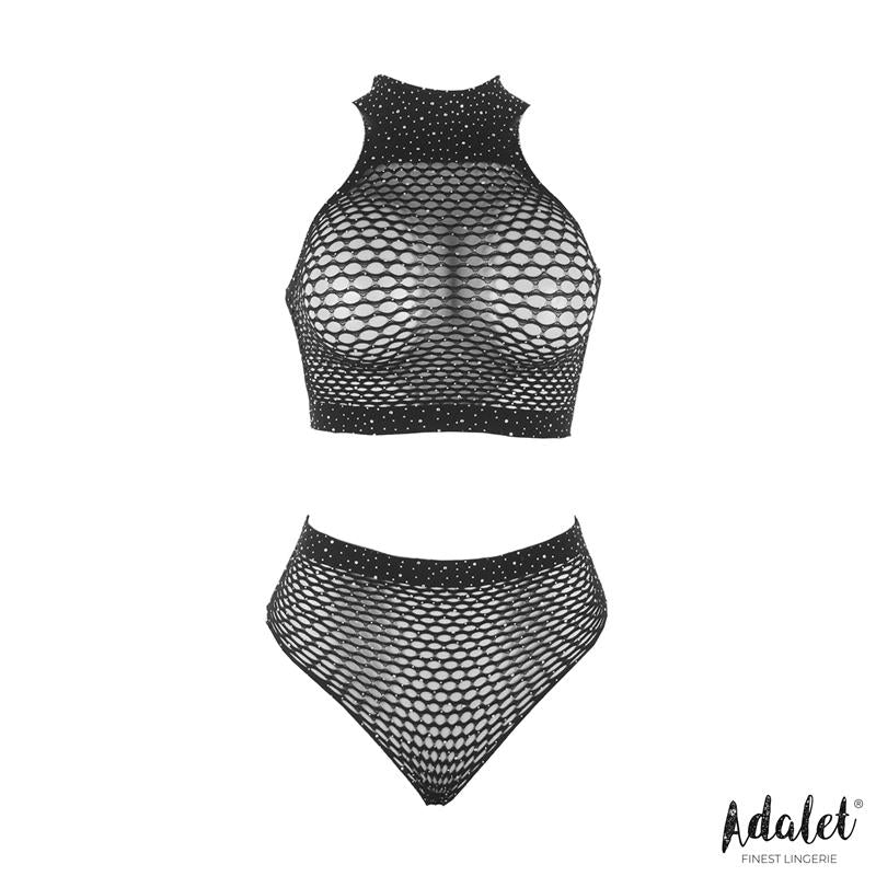 Marga Set Top Y Braguitas Rejilla Talla (Interno):S/M