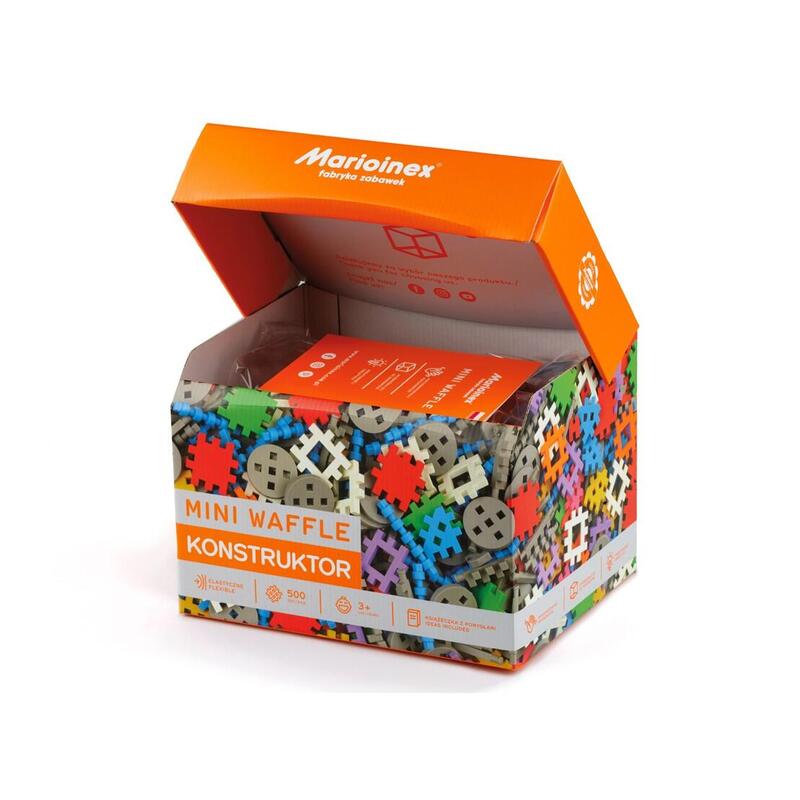Marioinex Bloques Mini Waffle Constructor, 500 Piezas