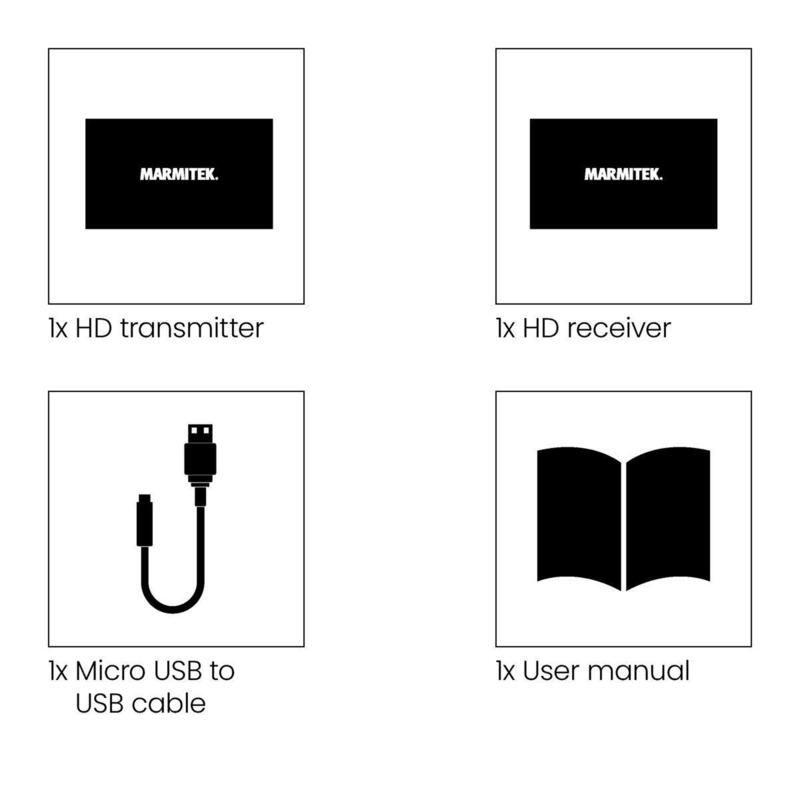 Marmitek Megaview 63 Hdmi Extender Over 1 Cat 5 Cable