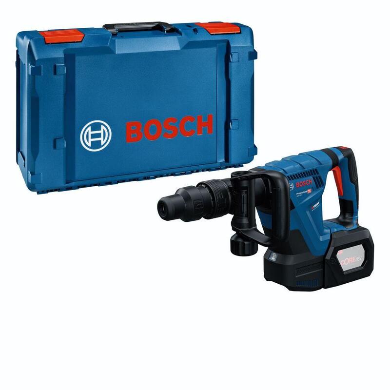 Martillo De Impacto A Batería Bosch Professional Gsh 18v-5 Professional Solo, 18 Voltios, Martillo Cincelador Azul/Negro, Sin Batería Ni Cargador, En Xl-Boxx 0611918200