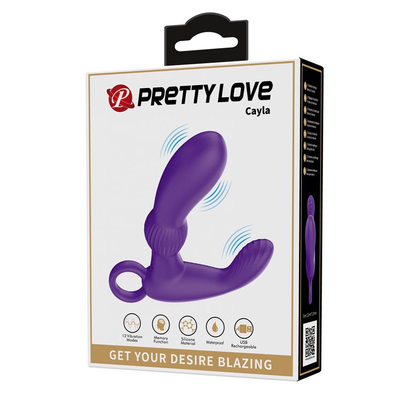 Pretty Love - Cayla Masajeador Vibrador Anal Lila