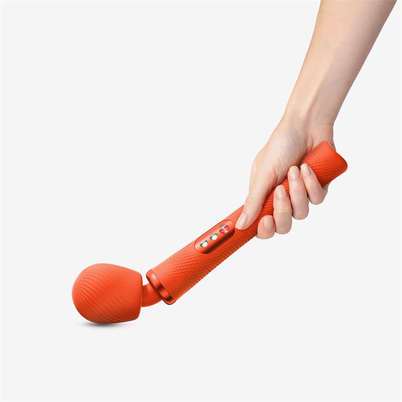 Fun Factory - Vim Wand Rumble Vibrador Recargable Silicona Naranja