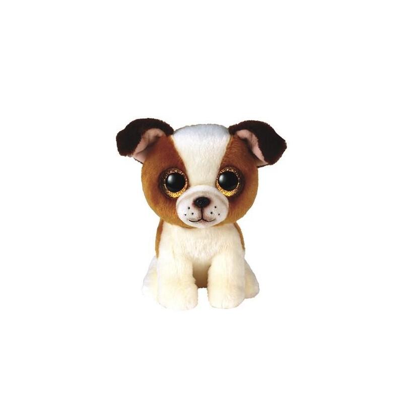 Maskotka Ty Pies Hugo Brazowo-Bialy 15 Cm