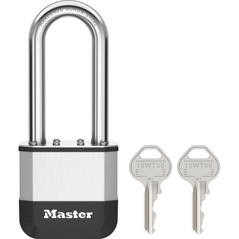 Master Lock Elite 52mm Vorhänge- Schloss 64mm Bügel 5-Stift-Zyl.
