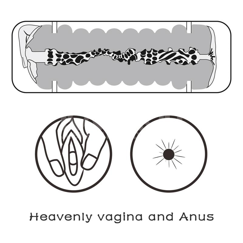 Masturbador Masculino Virgin-Skin Vagina Y Ano