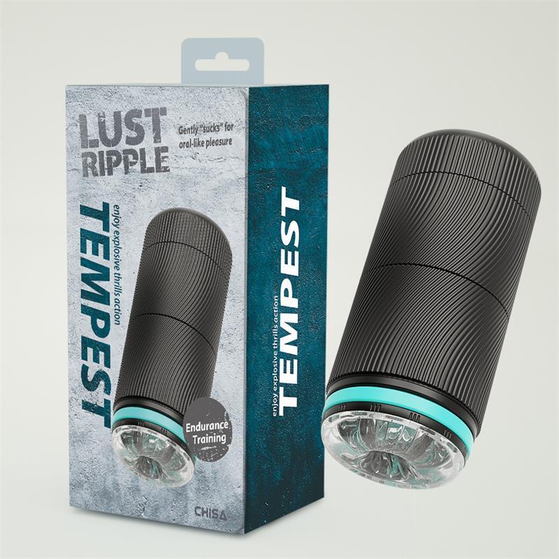 Masturbador Tempest Manual Negro