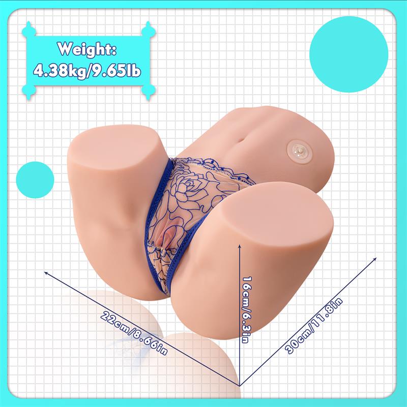 Masturbador Torso Maya Con Vibración Y Sucking 4.5 Kg