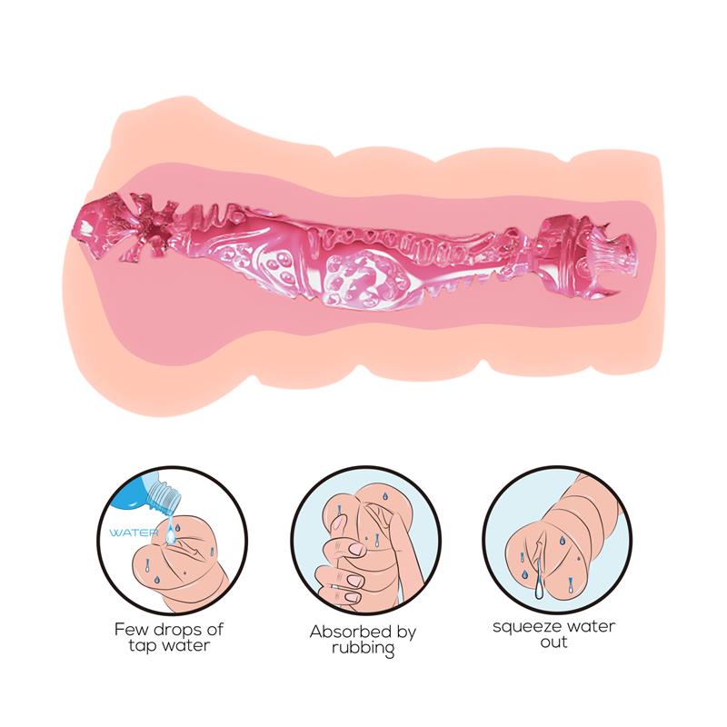 Crazy Bull - Masturbador Water Skin Modelo Vagina 3