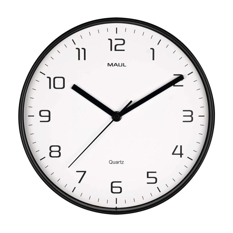 Maul Mauldrip - Reloj De Pared Redondo De 25 Cm, Marco De Plástico Y Cristal Mineral, Cuarzo