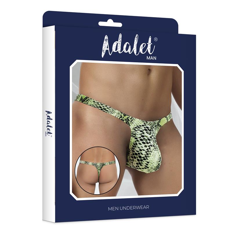 Maver Tanga Estampado De Serpiente Talla (Interno):S/M