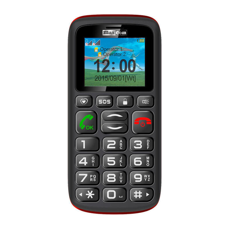 Maxcom Mm428 Senior Negro 1.8'' Dual Sim