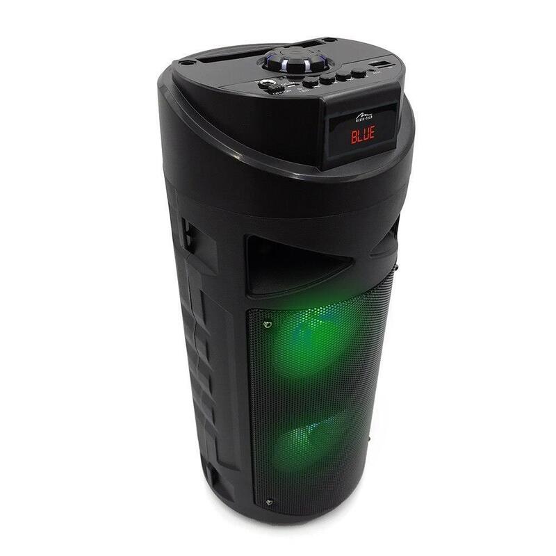 Media-Tech Partybox Keg Bt- Altavoz Estéreo Compacto Bluetooth Con Radio Fm, Reproductor Mp3 Mt3165