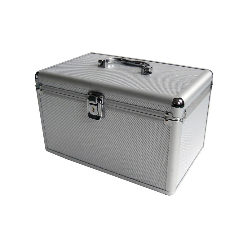 Mediarange Box75 Funda Para Discos Ópticos Maleta Rígida 200 Discos Plata