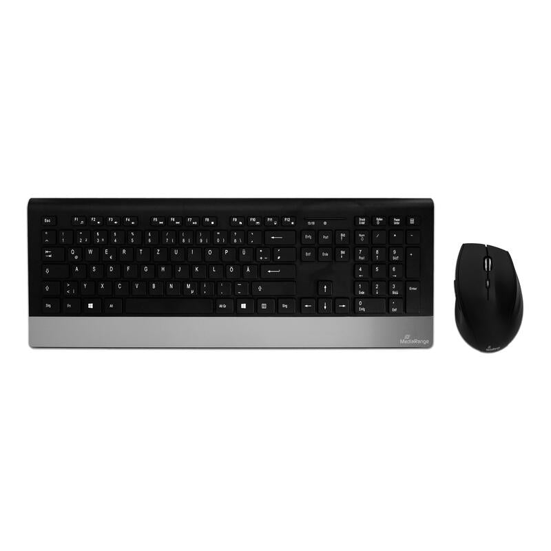 Mediarange Teclado Highline Wireless Incluye. Ratón Negro