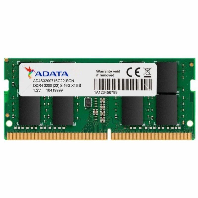Memoria Adata Ao1p32nc8t1-Bv1s 8gb Ddr4 3200mhz Sodimm