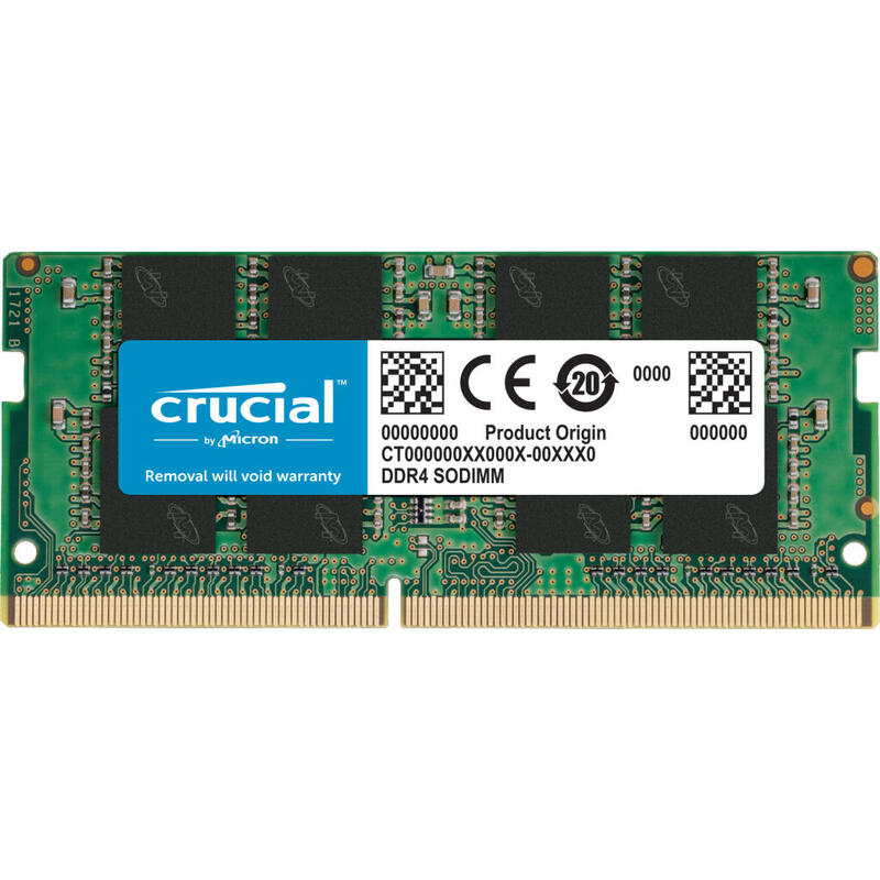 Memoria Crucial Ddr4 16 Gb 1 X 16 Gb So-Dimm Pc3200 Ct16g4sfra32at